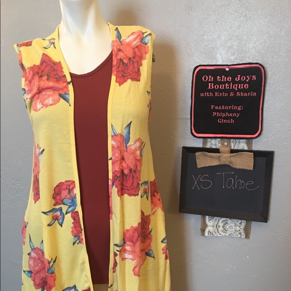 Tahoe vest cardigan